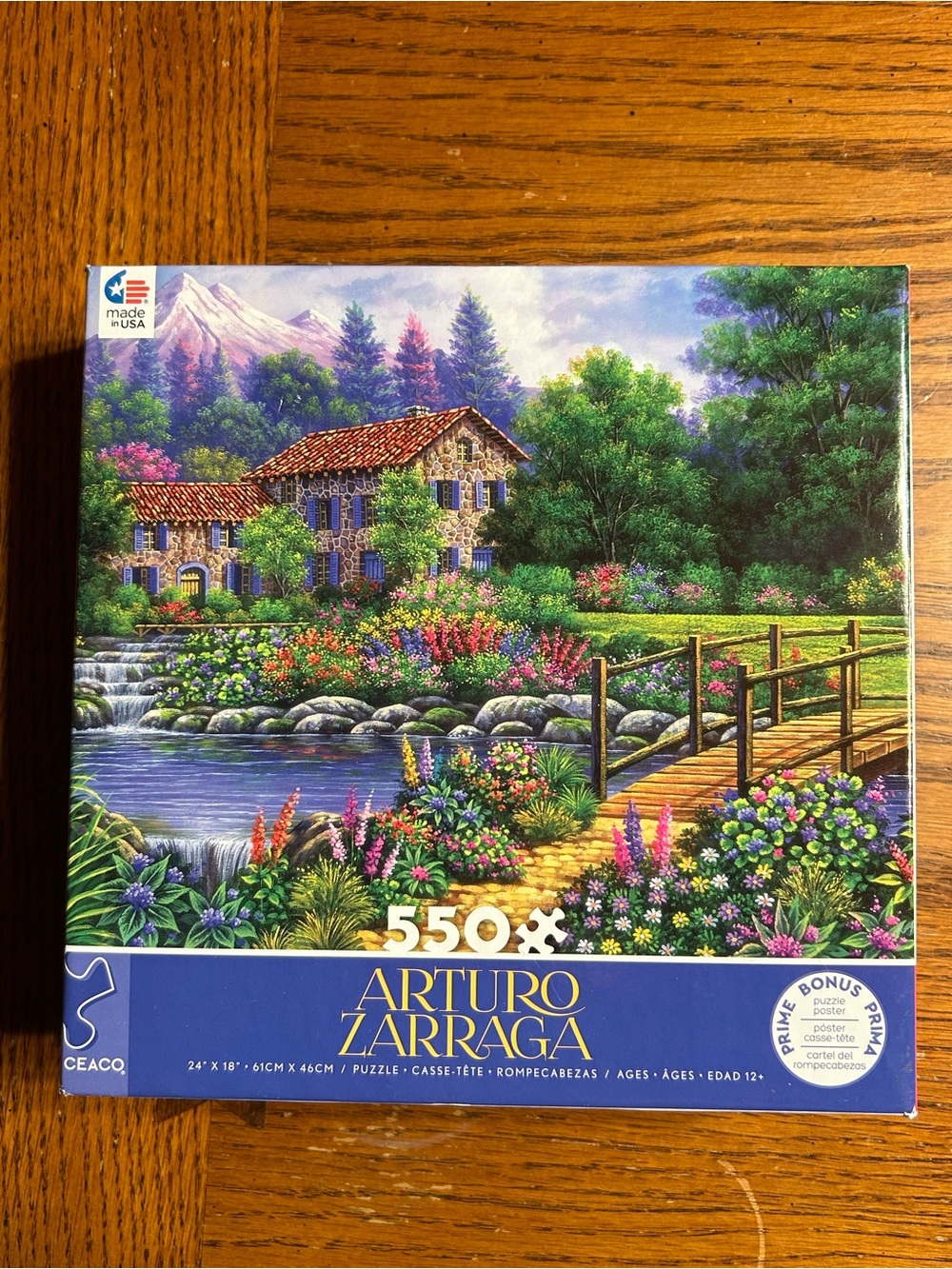 550-Piece Scenic Puzzle - Colorful Landscape